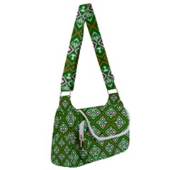Symmetry Digital Art Pattern Green Multipack Bag by Pakrebo