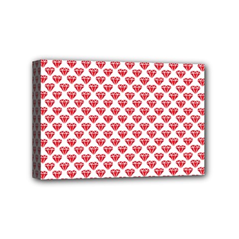 Red Diamond Mini Canvas 6  X 4  (stretched) by HermanTelo
