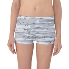 Confetti Music Art Modern Boyleg Bikini Bottoms by Bajindul
