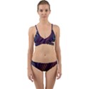 Fractal Mathematics Generated Wrap Around Bikini Set View1