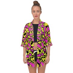 Splotchyblob Open Front Chiffon Kimono by designsbyamerianna