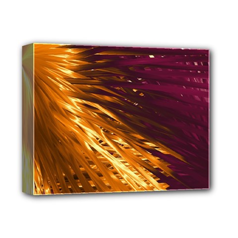 Lines Curlicue Fantasy Colorful Deluxe Canvas 14  X 11  (stretched) by Bajindul