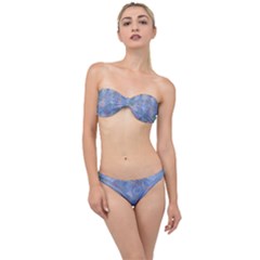 Abstract Triangles Geometric Classic Bandeau Bikini Set by Bajindul