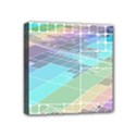 Abstract Lines Perspective Plan Mini Canvas 4  x 4  (Stretched) View1