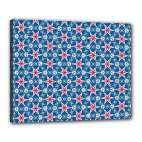 Digital Art Art Artwork Abstract Stars Canvas 20  X 16  (stretched) by Pakrebo