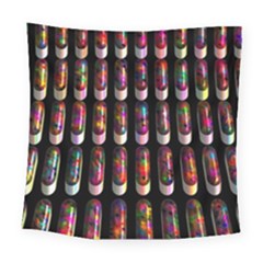 Texture Abstract Square Tapestry (large) by HermanTelo