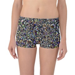 Circle Plasma Artistically Abstract Boyleg Bikini Bottoms by Bajindul