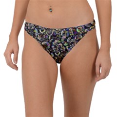 Circle Plasma Artistically Abstract Band Bikini Bottom by Bajindul