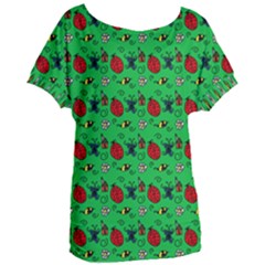 Bugs Pattern Women s Oversized Tee by snowwhitegirl