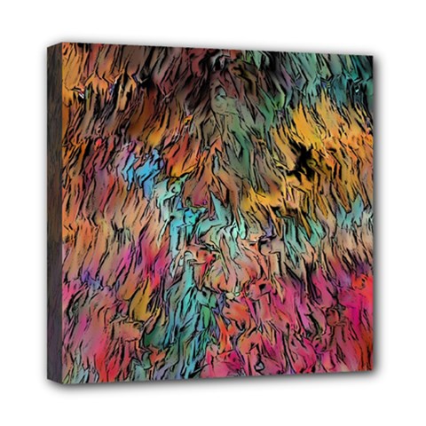 Oil Paint Mini Canvas 8  X 8  (stretched) by Bajindul