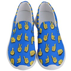Emojis Hands Fingers Men s Lightweight Slip Ons by Bajindul