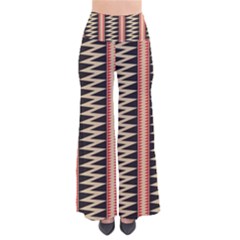 Zigzag Tribal Ethnic Background So Vintage Palazzo Pants by Pakrebo
