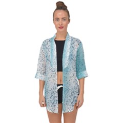 Spetters Stains Paint Open Front Chiffon Kimono by HermanTelo