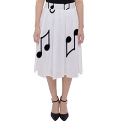 Piano Notes Music Classic Midi Skirt by HermanTelo