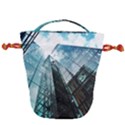 Architectural Design Architecture Building Business Drawstring Bucket Bag View1