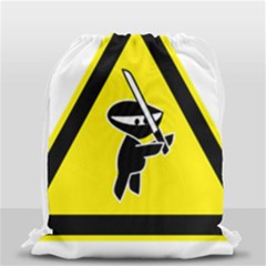 Ninja Signs Symbols Sword Fighter Drawstring Bag (small) by Sudhe