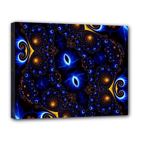 Fun Photo Amazing Art Kaleidoscope Mosaic Canvas 14  X 11  (stretched) by Wegoenart