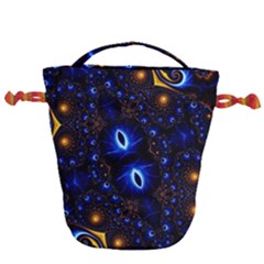 Fun Photo Amazing Art Kaleidoscope Mosaic Drawstring Bucket Bag by Wegoenart