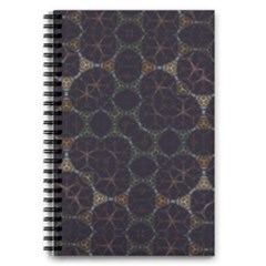 Abstract Animated Ornament Background Fractal Art 5 5  X 8 5  Notebook by Wegoenart
