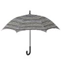 Striped Grunge Print Design Hook Handle Umbrellas (Small) View3