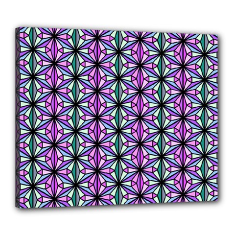 Triangle Seamless Canvas 24  X 20  (stretched) by Mariart