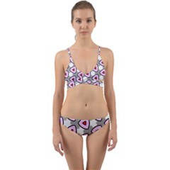 Patterns Seamlessly Texture Wrap Around Bikini Set by Bajindul