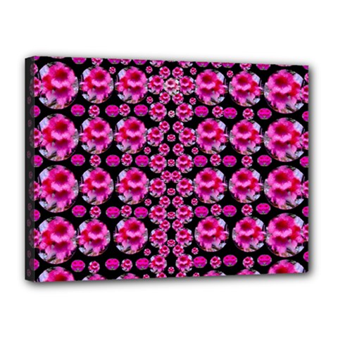 Floral To Be Happy Of In Soul And Mind Decorative Canvas 16  X 12  (stretched) by pepitasart