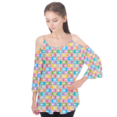 Seamless Pattern Background Abstract Flutter Tees by Simbadda