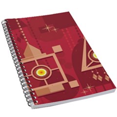 Background Objects Stylized 5 5  X 8 5  Notebook by Simbadda