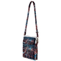 Aerial Shot Of Buildings Multi Function Travel Bag by Simbadda