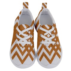 Wood Zigzag Texture Running Shoes by Bajindul