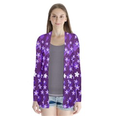 Ross Pattern Square Drape Collar Cardigan by HermanTelo
