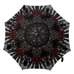 Abstract Artwork Art Fractal Hook Handle Umbrellas (medium) by Sudhe