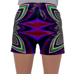 Abstract Artwork Fractal Background Pattern Sleepwear Shorts by Sudhe