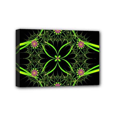 Artwork Fractal Allegory Art Mini Canvas 6  X 4  (stretched) by Sudhe