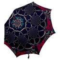 Fractal Artwork Abstract Background Art Pattern Hook Handle Umbrellas (Medium) View2