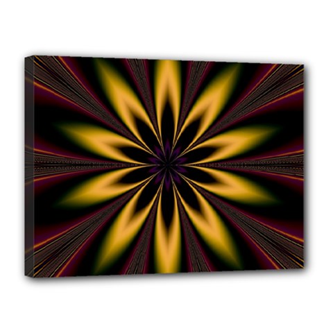 Fractal Artwork Idea Allegory Art Pattern Canvas 16  X 12  (stretched) by Sudhe