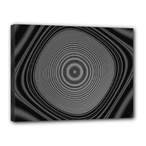 Digital Art Background Black White Canvas 16  X 12  (stretched) by Sudhe