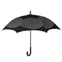 Digital Art Background Black White Hook Handle Umbrellas (Medium) View3