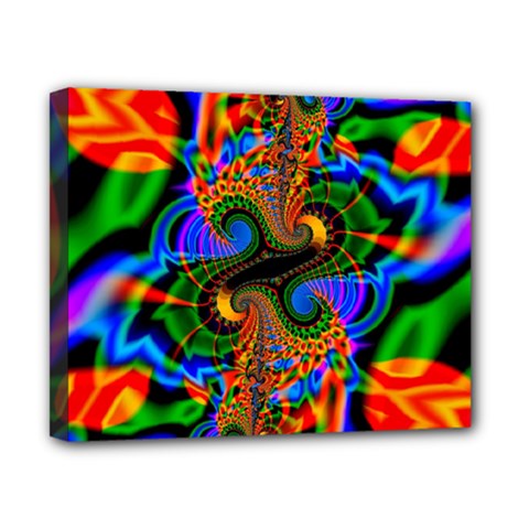 Abstract Fractal Artwork Colorful Canvas 10  X 8  (stretched) by Sudhe