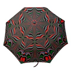 Abstract Art Fractal Art Pattern Folding Umbrellas by Sudhe
