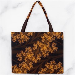 Abstract Fractal Pattern Artwork Flora Mini Tote Bag by Sudhe