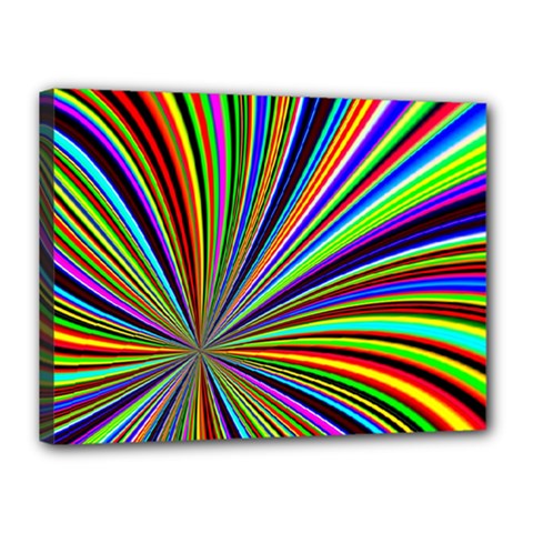 Background Design Pattern Colorful Canvas 16  X 12  (stretched) by Sudhe