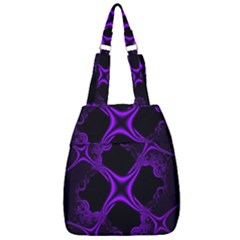 Abstract Fractal Art 3d Artwork Center Zip Backpack by Sudhe