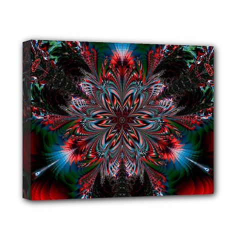 Abstract Flower Artwork Art Canvas 10  X 8  (stretched) by Sudhe