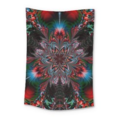 Abstract Flower Artwork Art Small Tapestry by Sudhe