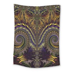 Abstract Fractal Pattern Artwork Medium Tapestry by Sudhe