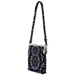 Abstract Digital Art Artwork Black White Multi Function Travel Bag by Pakrebo