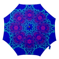 Digital Art Artwork Fractal Color Abstact Hook Handle Umbrellas (medium) by Pakrebo
