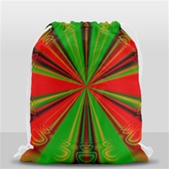 Abstract Art Fractal Modern Art Drawstring Bag (small) by Pakrebo